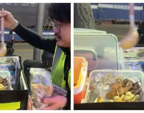 Viral Pria Korea Selatan Jualan Cilok Keliling Pakai Sepeda