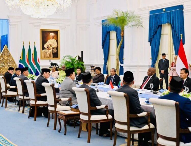 Diplomasi Kuliner Presiden Prabowo dan Presiden Ramaphosa di Istana Merdeka