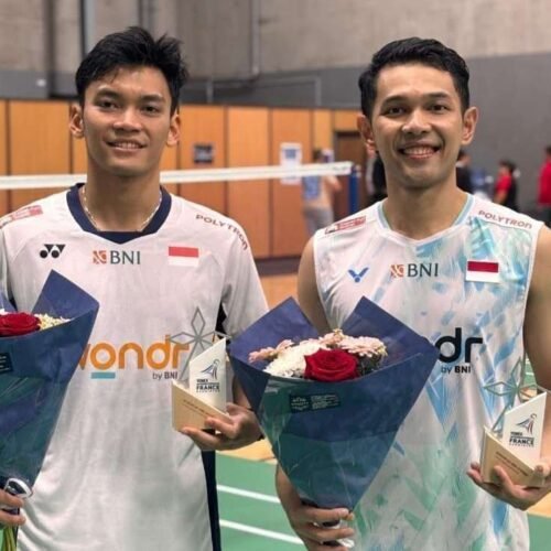Badminton French Open 2025: Pasangan Ganda Putra Fajar/Fikri Raih Raih Runner-Up