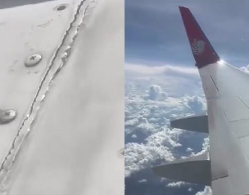 Viral Video Sekrup di Sayap Pesawat Kendur, Thai Lion Air Buka Suara