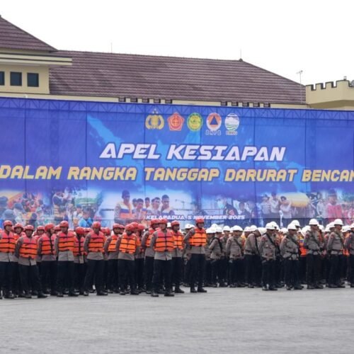 Antisipasi Fenomena Cuaca Ekstrem, Polri Gelar Apel Tanggap Darurat Bencana