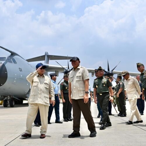 Presiden Prabowo Serahkan Airbus A400M untuk Perkuat Kekuatan TNI AU